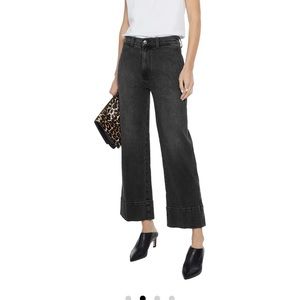 Current/elliott Cropped straight-leg Jean